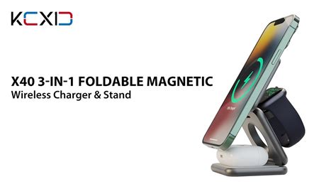 Kuxiu X In Foldable Magnetic Wireless Charger Stand For Iphone