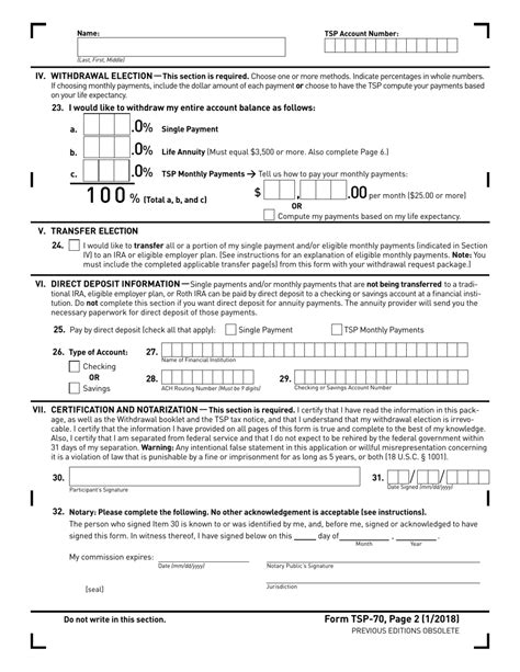 Form Tsp 70 Fill Out Sign Online And Download Printable Pdf