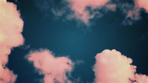 Pink Clouds Desktop Wallpaper