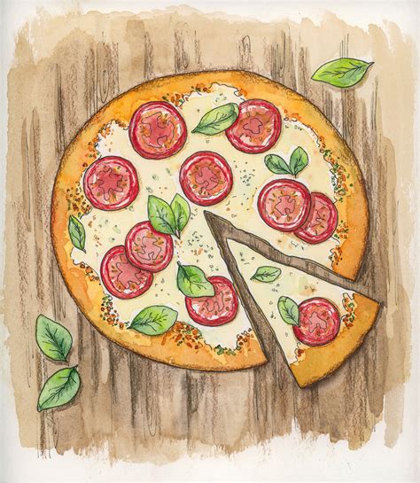 How To Draw A Pizza Easy Artofit
