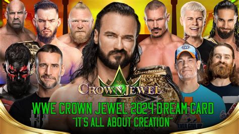 WWE CROWN JEWEL 2024 DREAM CARD YouTube