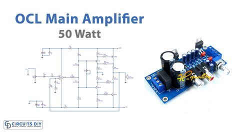 50W OCL Main Amplifier Circuit Using LF351