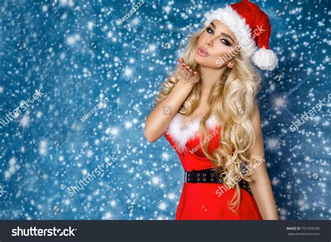 Beautiful Sexy Blonde Female Model Dressed Stock Photo 761058760 Shutterstock