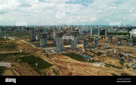 Construction Site Construction Of Multi Storey Buildings Construction