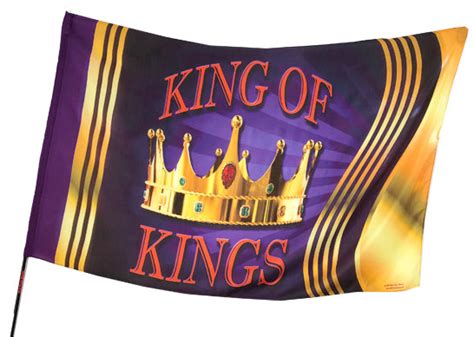 King Of Kings Purple Crown Worship Flag High Praise Banners