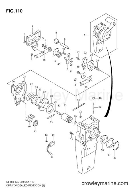 Opt Concealed Remocon Serial Range Four Stroke Outboard Df