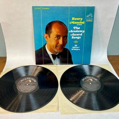 Henry Mancini The Academy Award Songs 33 RPM Vinyl Record Album