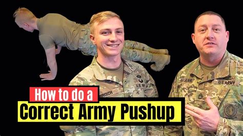 How To Do An Army Pushup The New ACFT Standards For Hand Release