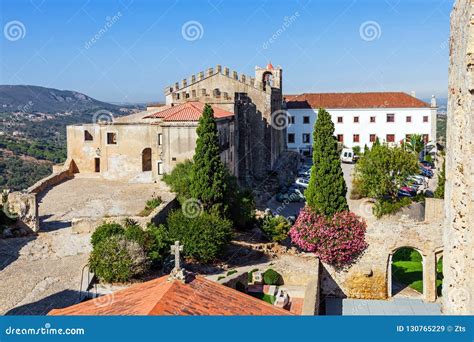 Castelo De Palmela Castle with Historical Hotel of Pousadas De Portugal ...