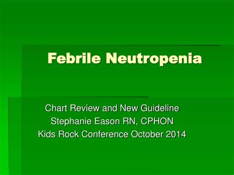 Ppt Febrile Neutropenia Powerpoint Presentation Free Download Id 9373066