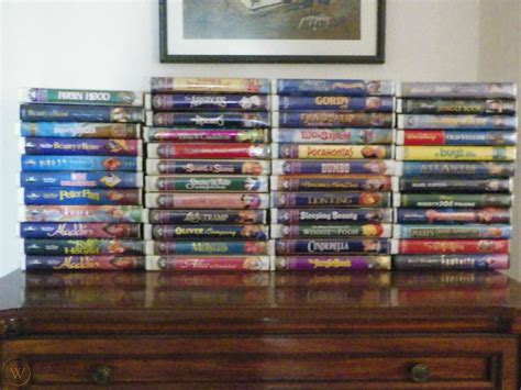 Black Diamond Disney VHS Tapes