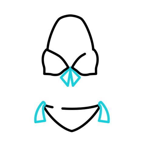 Bikini Generic Color Outline Icon