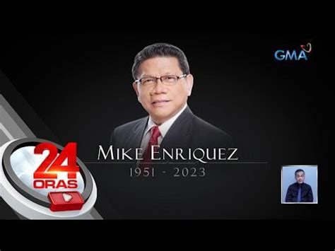 [GMA-7/24 Oras] Mike Enriquez passes away at 71 : r/Philippines