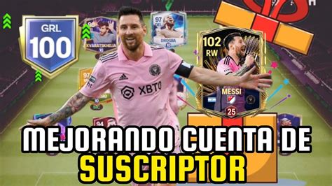 LE REGALO MESSI MUCHAS MONEDAS GRATIS A SUSCRIPTOR Y MEJORAR Su