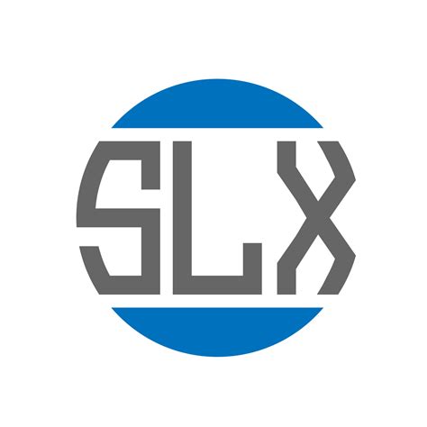 SLX letter logo design on white background. SLX creative initials ...