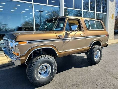 Ford Bronco Xlt Miles Brown Automatic Classic Ford Bronco