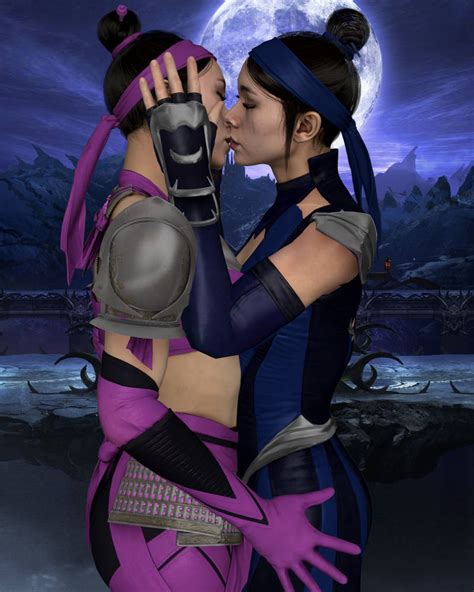 Kitana And Mileena Secret Kiss By Leon5cottkennedy Mortal Kombat Rkiteena