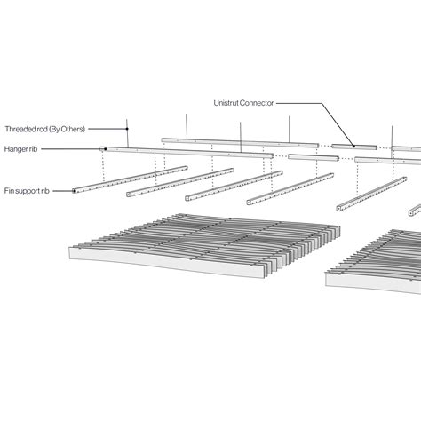 Metal Suspended Ceiling Inclined Plant 1 Hunter Douglas Structure