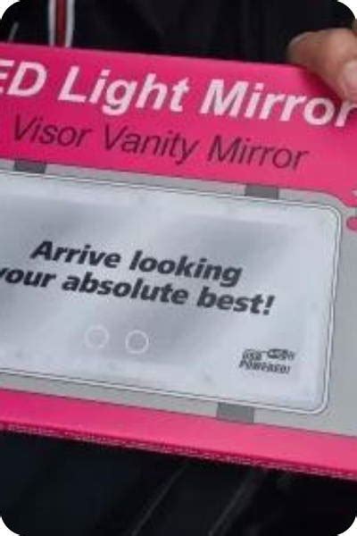 Glamdrive™ Ultra Bright Car Visor Vanity Mirror Best Led Magnifying Makeup Mirror Bodwellbeing