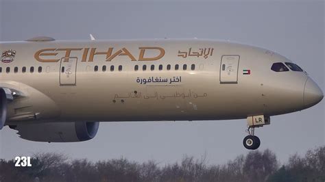 Etihad Airways Boeing 787 9 Dreamliner A6 BLR Choose Singapore Livery