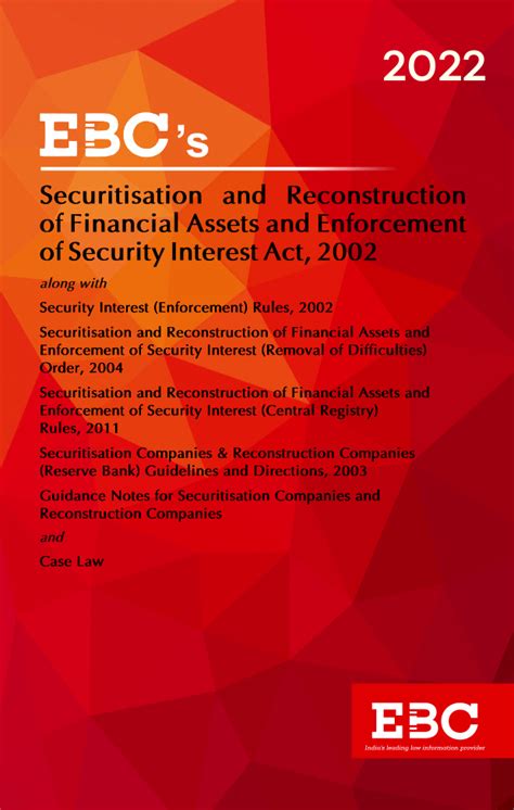 securitisation  reconstruction  financial assets  enforcement