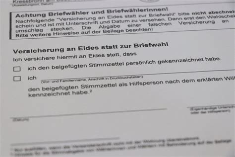 Briefwahl