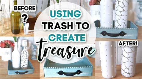 Trash To Treasure Diy Modern Vintage Farmhouse Decor Using Trash To