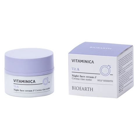 Crema Viso Notte Leggera Vitamina A Bioearth Bios Naturcosmetics