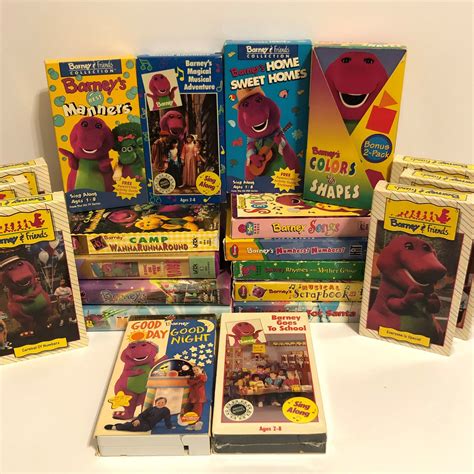 Just Stocked Vintage 1990s Barney Tapes Choose One - Etsy