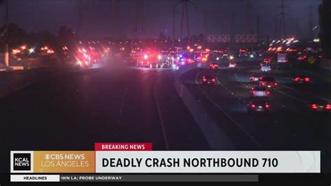 Five Killed In 710 Freeway Crash North Of Long Beach Youtube