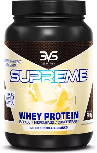 Whey W Supreme G Sabor Chocolate Branco F Rmula Exclusiva