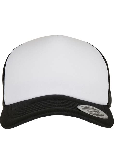 YP Classics Curved Foam Trucker Cap White Front 6320W