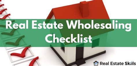 Real Estate Wholesaling Checklist Step By Step Guide