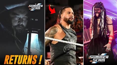 Bray Wyatt Returns At Summerslam Jimmy Uso Help Jey Demon