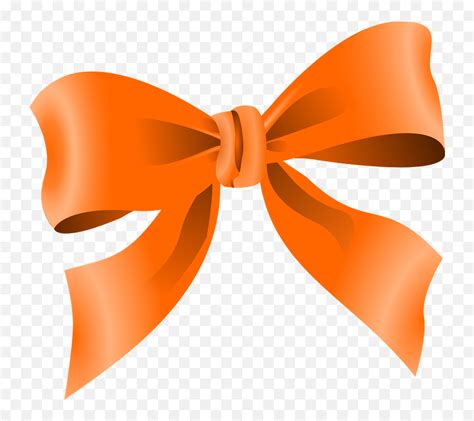 Bow Orange Ribbon Free Vector Graphic On Pixabay Gift Ribbon Png