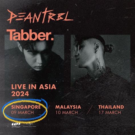 Urgent Wts X Cat Dean X Tabber Concert Physical Ticket March