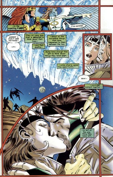 Gambit And Rogue First Kiss