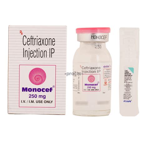 Monocef 250 MG Injection Uses Dosage Side Effects Price