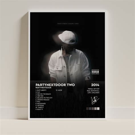 Partynextdoor Partymobile 2 Album Cover Print Poster Minimalist Album