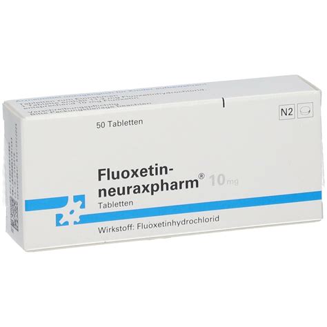 Fluoxetin Neuraxpharm 10 Mg 50 St Mit Dem E Rezept Kaufen Shop Apotheke