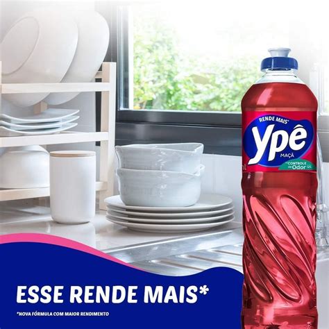 Lava Louças Ypê Maça 500Ml Ypê Vermelho Promos do dia