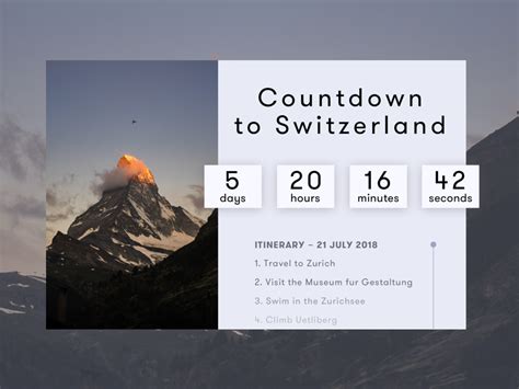 Daily Ui Countdown Timer By Shawna Rabbas On Dribbble