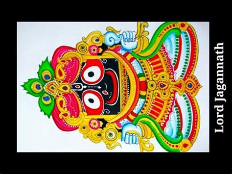 How To Draw And Paint A Beautiful Image Of Lord Jagannath Jagannath