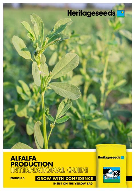 PDF ALFALFA PRODUCTION Emergent Use Of Glyphosate Herbicide Over