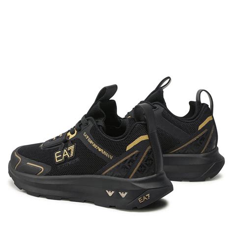 Sneakers EA7 Emporio Armani X8X089 XK234 S386 Triple Black Gold Eb