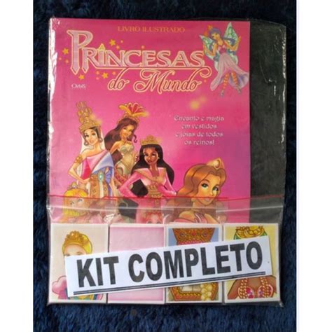 ALBUM DE FIGURINHAS PRINCESAS DO MUNDO COMPLETO PARA COLAR Shopee Brasil