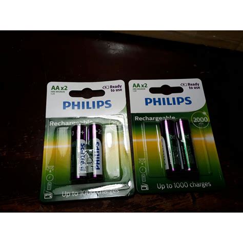 低自放電鎳氫充電電池3號2入4號4入 Philips 飛利浦 蝦皮購物