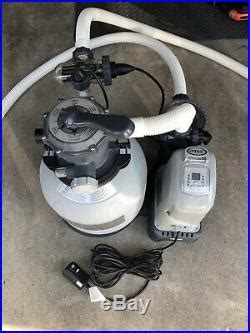 Intex Krystal Clear Gph Sand Filter Pump Saltwater System With E