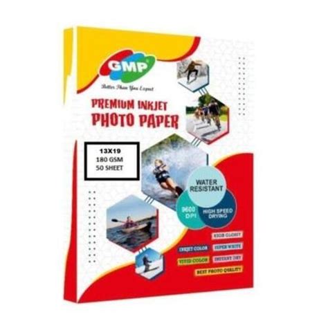 Gmp X Inkjet Photo Glossy Paper Gsm Sheets At Best Price In