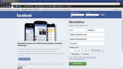 Cara Membuat Akun Facebook